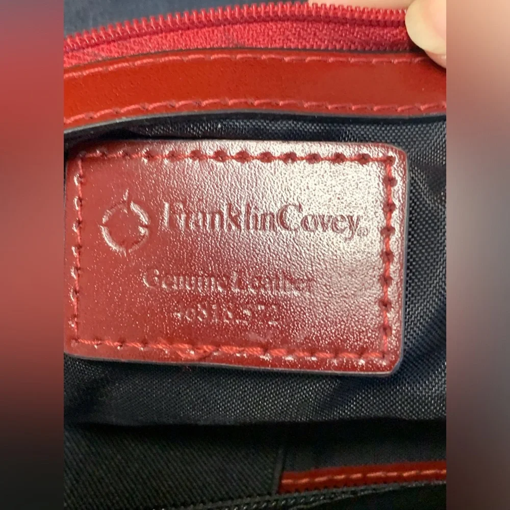 Franklin Convey Black Leather Co-Ed briefcase